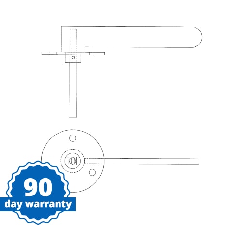 HANDLE FOR INTERIOR  S/S Shop STERIS Product Number P117951618