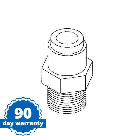 CONNECTOR 1/4 IN.M X 1/4 O.D Shop STERIS Product Number P117955493