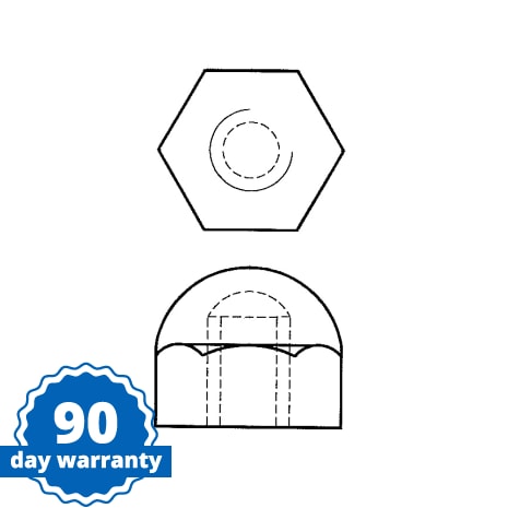 NUT  CAP  8-32 Shop STERIS Product Number P117957200