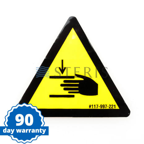 LABEL  CRUSHING OFF Shop STERIS Product Number P117997221