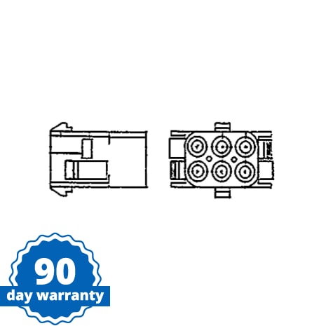 STERIS Product Number P129116001 PIN HOUSING  6 POS