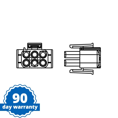 PLUG HOUSING-6 POS Shop STERIS Product Number P129119001