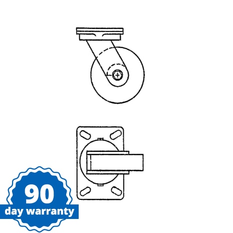 FIXED CASTER Shop STERIS Product Number P129352079