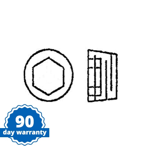 STERIS Product Number P129353325 PIPE SOCKET PLUG 1/8 NPT