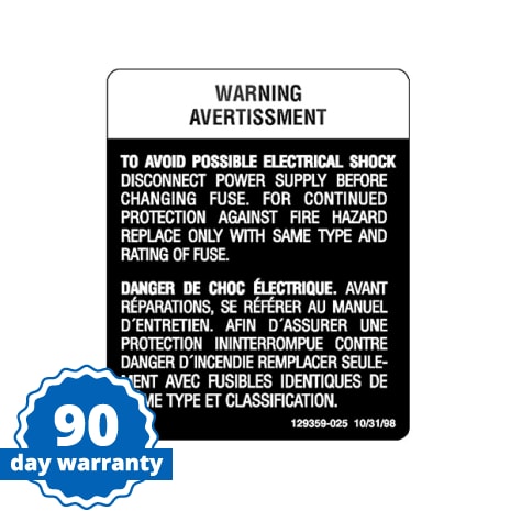 ELECTRICAL SHOCK WARNING Shop STERIS Product Number P129359025