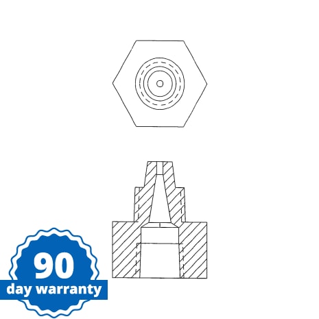 STERIS Product Number P129360780 NOZZLE  3/8 IN. NPT