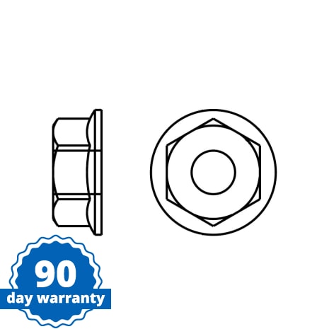 STERIS Product Number P129363176 NUT 1/4-20 FLANGE LOCK SS