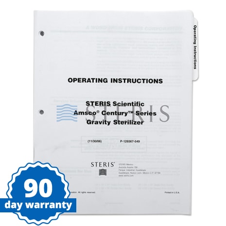 OP INSTR. GRAV LAB/SCI Shop STERIS Product Number P129367549