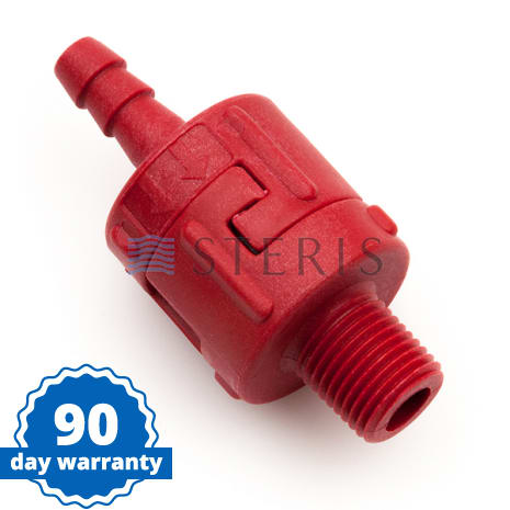 STERIS Product Number P129383418 VALVE CHK 3/16BRBX1/8NPT