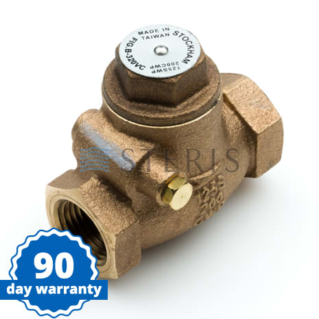 STERIS Product Number P150828442 VALVE - 1/2 IN. SWING CHECK