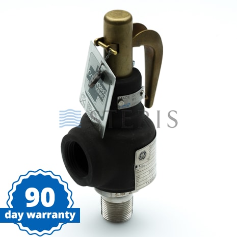 STERIS Product Number P387346725 SAFETY VALVE 3/4 IN.SS 45PSI