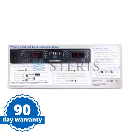 W/C TROUBLESHOOTING STEPS Shop STERIS Product Number P413720961