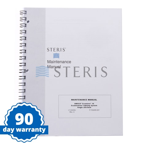 MAINT MANUAL  EXAMINER 10 SURICAL LIGHT Shop STERIS Product Number P764285001