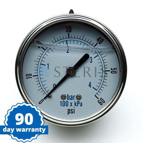 PRES GAUGE 1/4 IN.NPT #7214 Shop STERIS Product Number P764324481