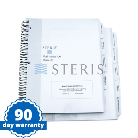 STERIS Product Number P764330226 MAINT MANUAL  HARMONY LA LED SURG LIGHTG & VISUAL