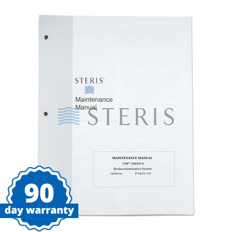 MAINT MANUAL  VHP 1000ED-S BIODECONTAMINATION Shop STERIS Product Number P764331751