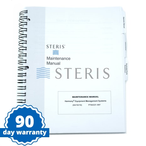 STERIS Product Number P764331997 MAINT MANUAL  HARMONY EMS PHASE II EQUIP MGMNT SYS