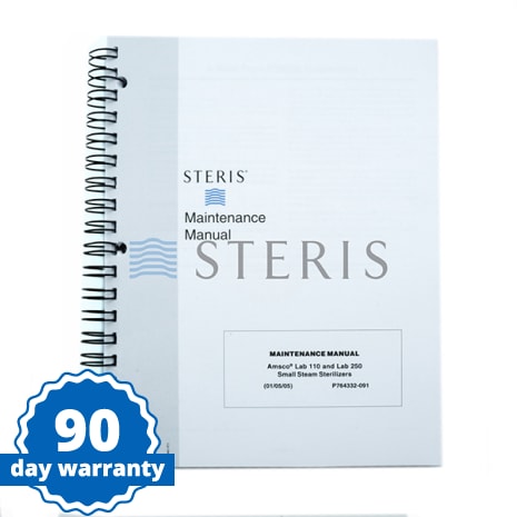 MAINT MANUAL LAB 110 AND 250 SMALL STM STERILIZER Shop STERIS Product Number P764332091