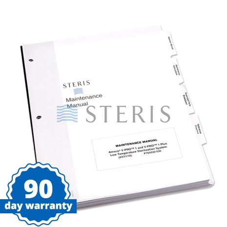 MAINT MANUAL  V-PRO 1 & V-PRO 1 PLUS LOW TEMP STER Shop STERIS Product Number P764332530