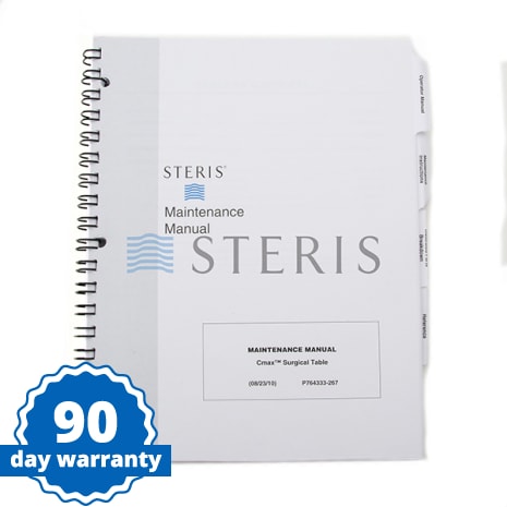 MAINT MANUAL  CMAX SURGICAL TABLE Shop STERIS Product Number P764333267