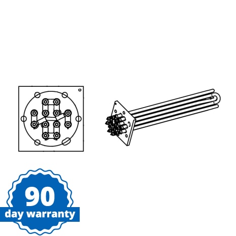 STERIS Product Number P764334076 FLANGED BOILER HTR 415V