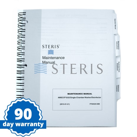 STERIS Product Number P764334690 MAINT MANUAL  AMSCO 2532 EN WASHER DISINFECTOR