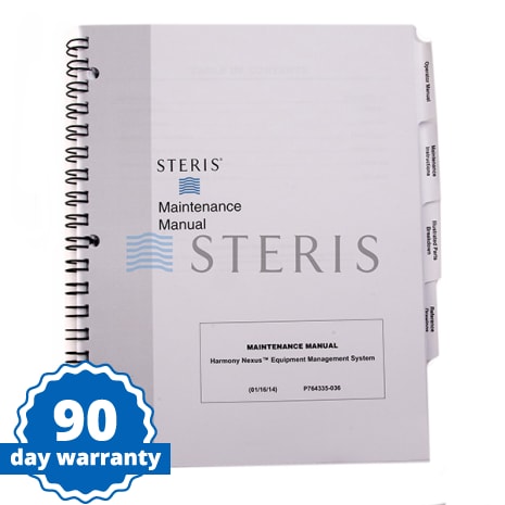 STERIS Product Number P764335036 MAINT MANUAL  HARMONY NEXUS EQUIP MANAGEMENT SYSTM