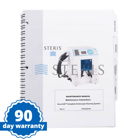 STERIS Product Number P764336344 MAINT MANUAL  ACU-SINQ COMPLETE ENDOSCOPE CLEANING