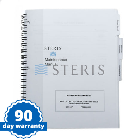 MAINT MANUAL  AMSCO LAB 110/250 & 110/250LS Shop STERIS Product Number P764336496