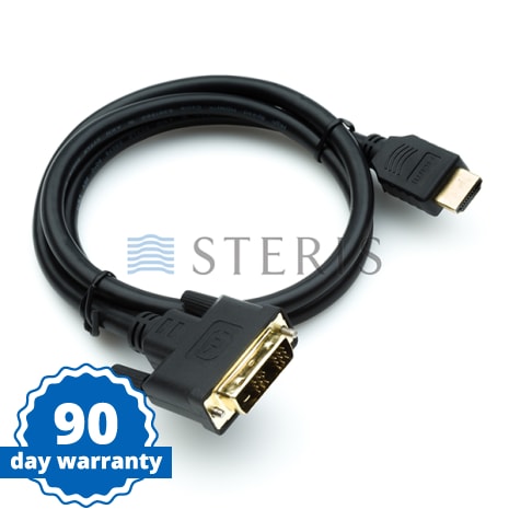 CABLE  HDMI MALE TO DVI MALE  HDMI/DVI-D  3 FT. (FR-HD-03) Shop STERIS Product Number VTCBLHDMIDVI3