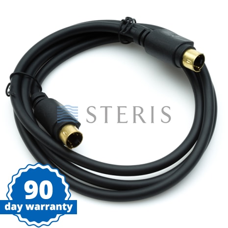 STERIS Product Number VTCBLSVHSM3 CABLE  S-VIDEO  SV  3FT MALE TO MALE 4 PIN MINI DIN  BLACK