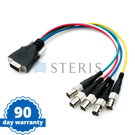 CABLE  1FT  VGA HD15 MALE TO 5  BNC FEMALE Achetez le numéro de produit STERIS VTCBLVGA5BNCF1