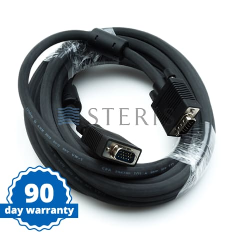 CABLE  15FT  VGA HD15 MALE TO VGA  HD15 MALE Shop STERIS Product Number VTCBLVGAMM15