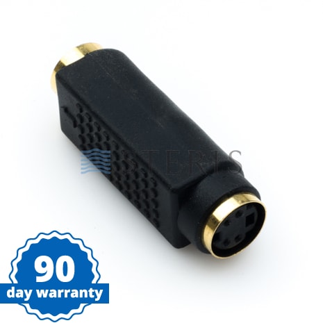 SVHS 4-PIN IN-LINE COUPLER(FEMALE EACH END) Shop STERIS Product Number VTCONSVHSBARREL