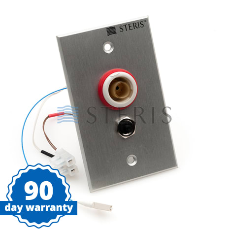 WALL PLATE  HYBRID  1 INPUT -(POPULATED) SINGLE GANG  STERIS Shop STERIS Product Number VTP001722