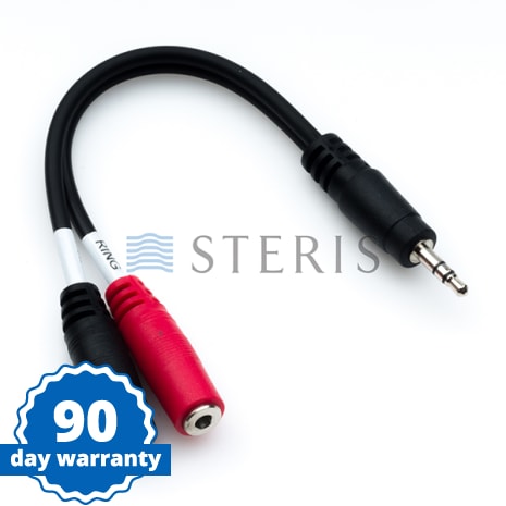 STERIS Product Number VTP002185 Y ADAPTER 1/8" TRS MALE-DUAL 1/8" TS FEMALE HOSA YMM-261  6"