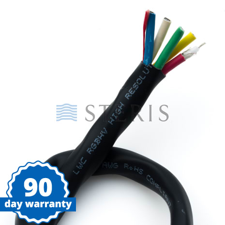 STERIS Product Number VTWIRRGB5CPLN WIRE  5 MINI COAX (26G) 75 OHM   RGBHV  PLENUM  BLACK