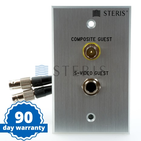 STERIS WALL / BOOM SINGLE GANG PLATE  COMPOSITE SV GUEST Shop STERIS Product Number VTWPLSTE05