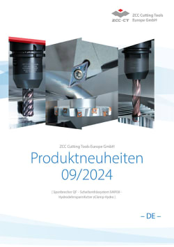 Katalog von ZCC Cutting Tools enthält Neuheiten