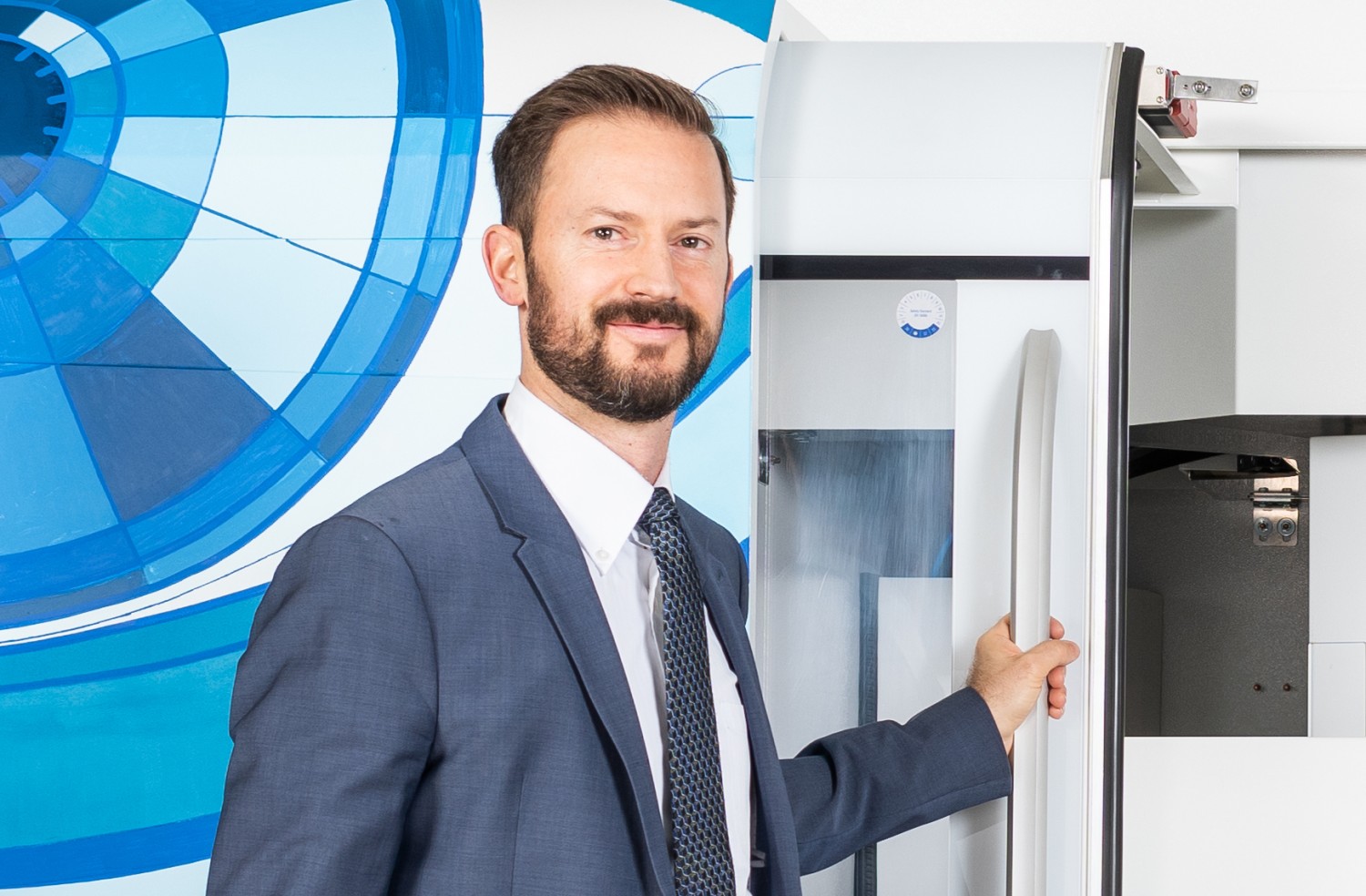 Fritz Studer AG – bemalte Maschine S31