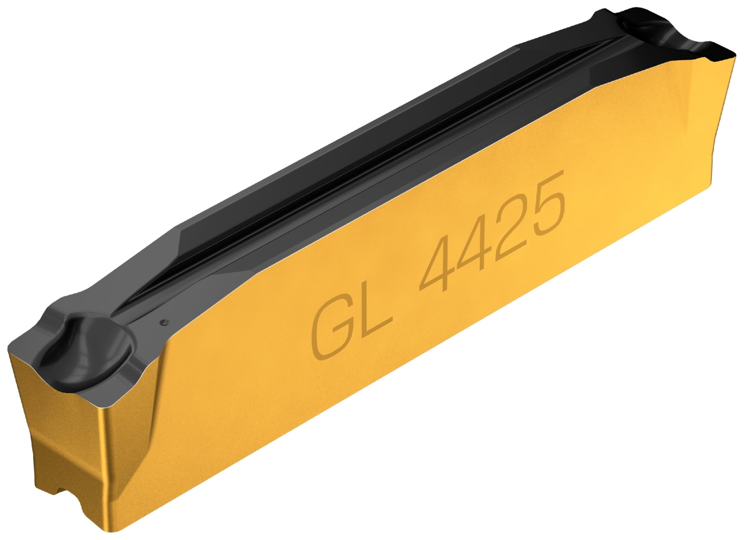 CoroCut 2, -GL geometry, GC4425, main view, versatile parting and grooving insert, chip control, parting off and external grooving, aggressive chip breaker