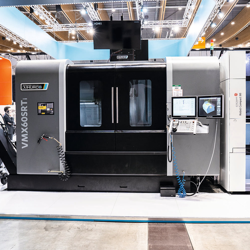 EMO 2019: Hurco VMX 60 SRTi und Erowa Robot 