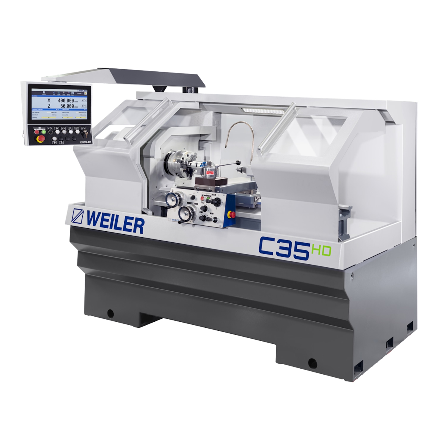  Moderne Wieiler-Präzisions-Drehmaschine C35HD mit Touchscreen-Bedienung