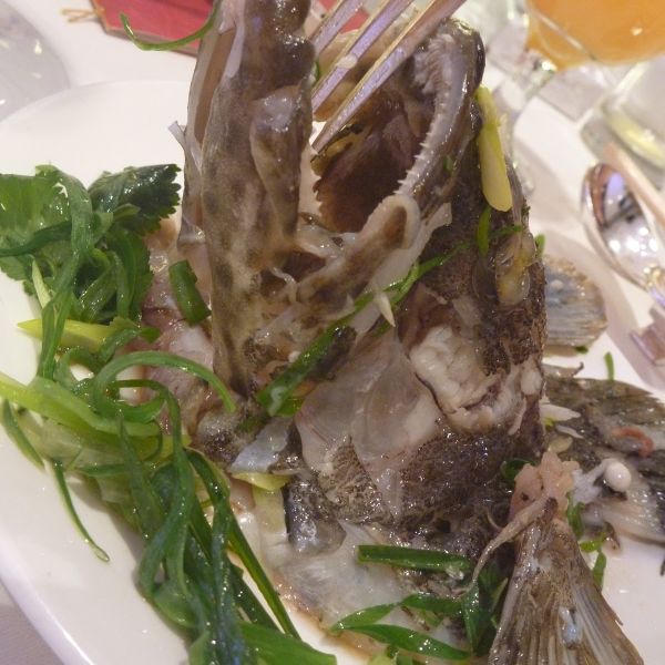 Steamed Fish Sea Garoupa