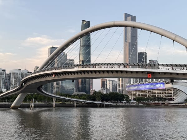 A bridge over the pearl river