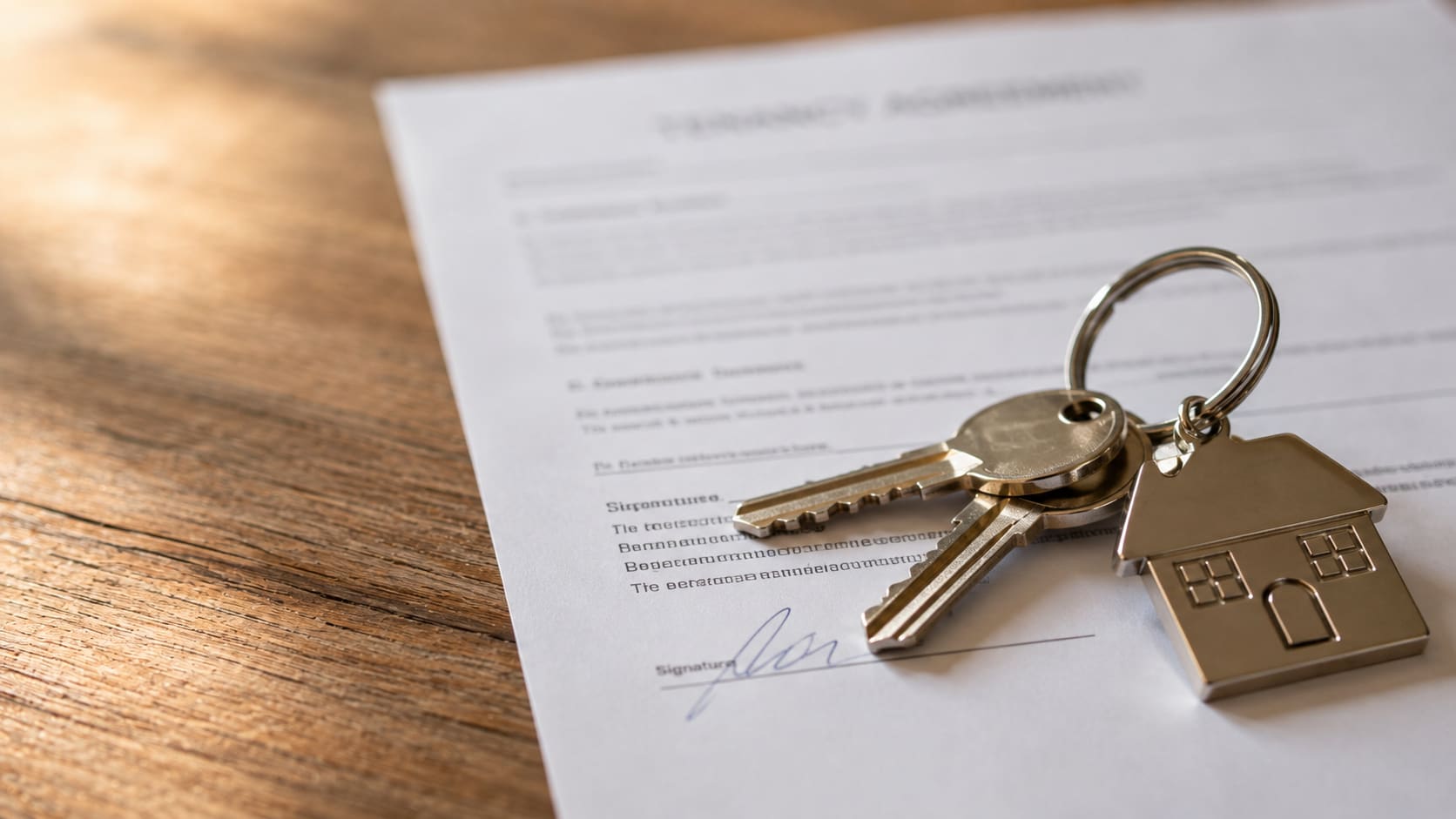 Property keys handed over