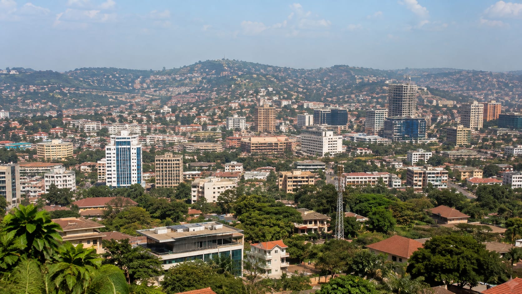 Kampala skyline