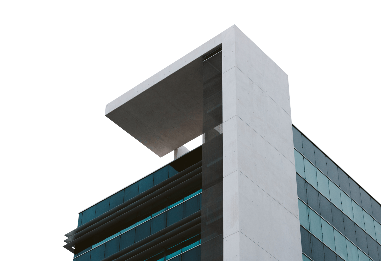 Modern office building in Kampala at dusk