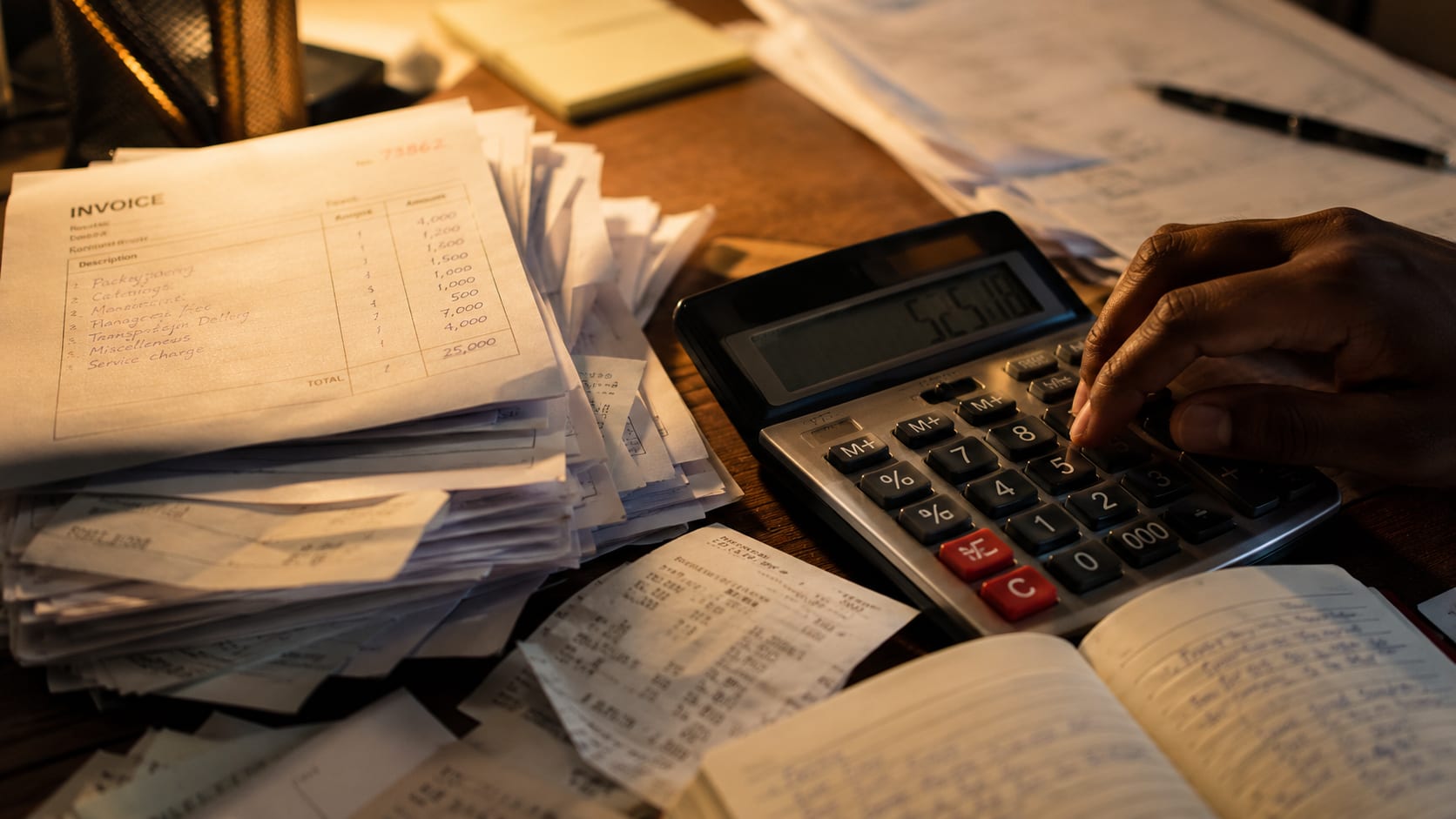 Tax planning documents and calculator