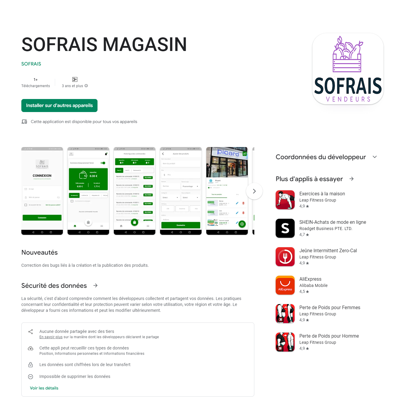 Sofrais Magasin
